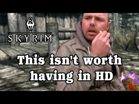 Official thumbnail for Karl Pilkington in Skyrim — Helgen